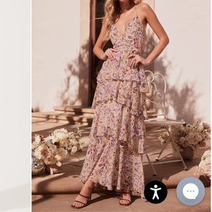 ASTR the Label floral wedding guest dress